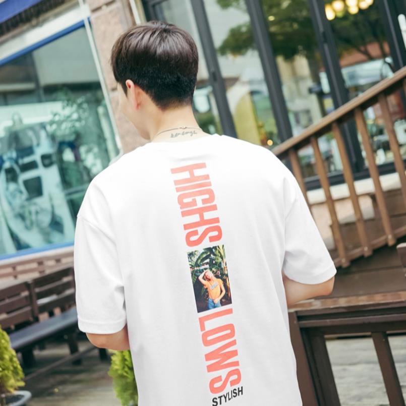 BBCUTE Áo Thun High and Low Unisex Form Rộng Nam Nữ phong cách Hàn Quốc TN313 BBCUTE BBCUTE