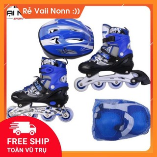 Giày trượt patin trẻ em Longfeng 906 + Tặng bộ bảo hộ