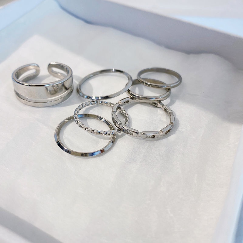 Nhẫn đeo khớp ngón tay thời trang hip hop phong cách Hàn Quốc 19A1597