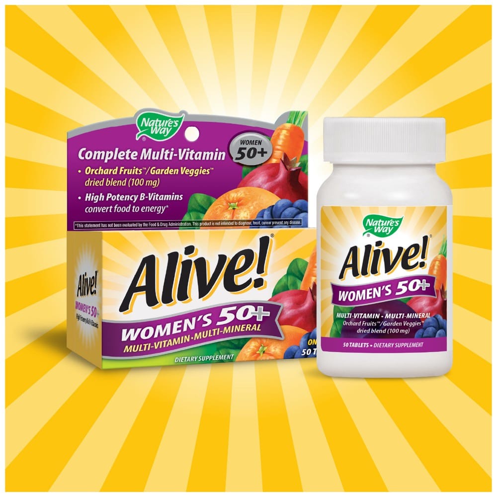 Bổ sung Vitamin cho nữ trên 50 Alive! Women’s 50+ Multivitamin 50 viên