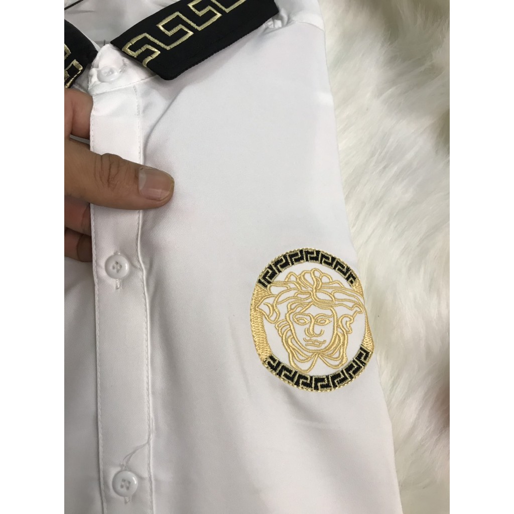 Áo Sơ Mi Nam ST79XM Chất Lụa Kiểu hàn Trắng Vờ sạc - Two | BigBuy360 - bigbuy360.vn