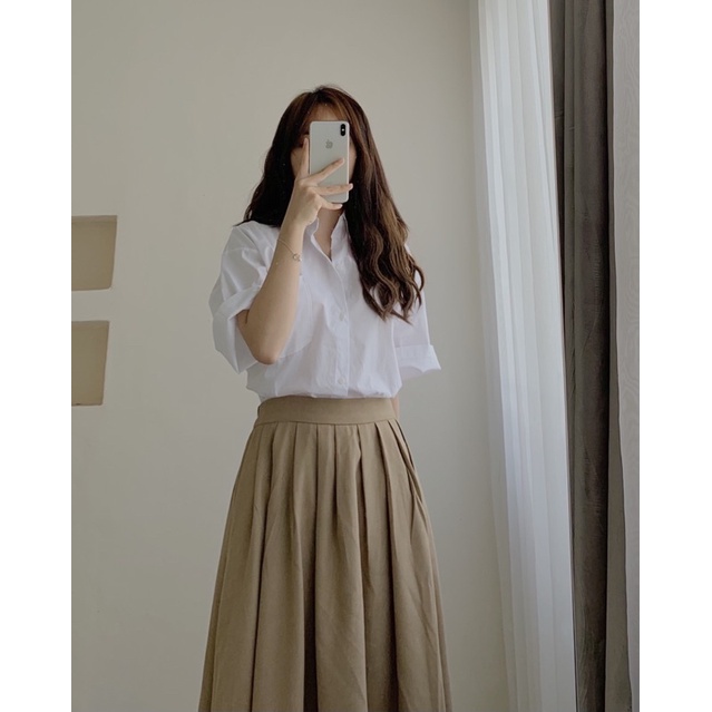 Áo sơ mi xẻ lưng 916