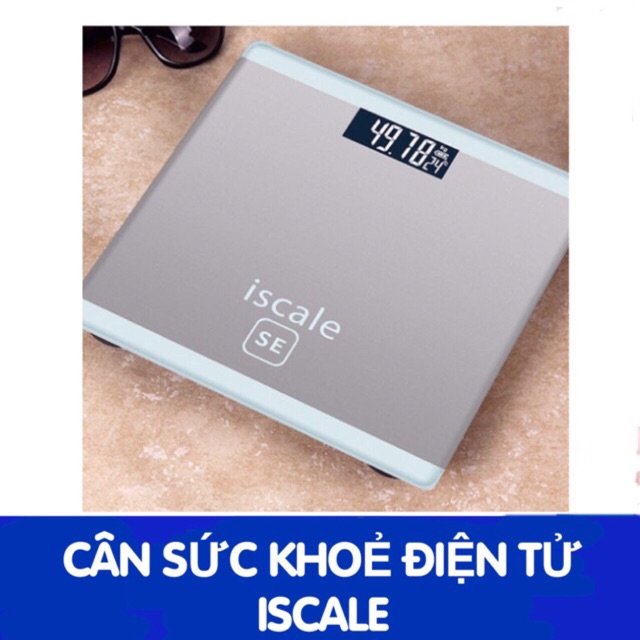 Cân điện tử mặt kính cường lực ISCALE SE