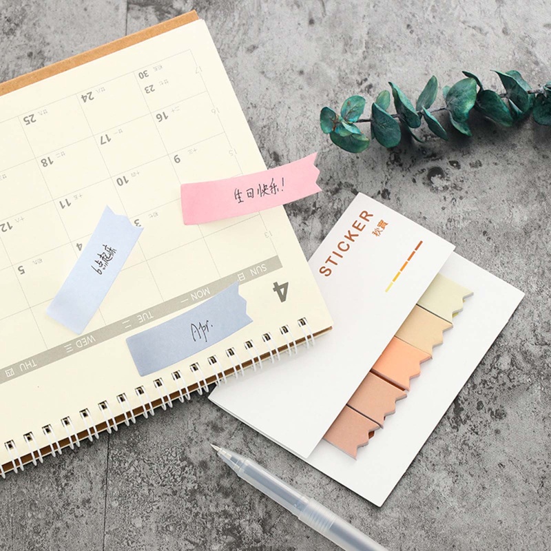 Set 100 Tấm Nhãn Dán Đánh Dấu Chỉ Số Tiện Dụng Cho Nam Và Nữ