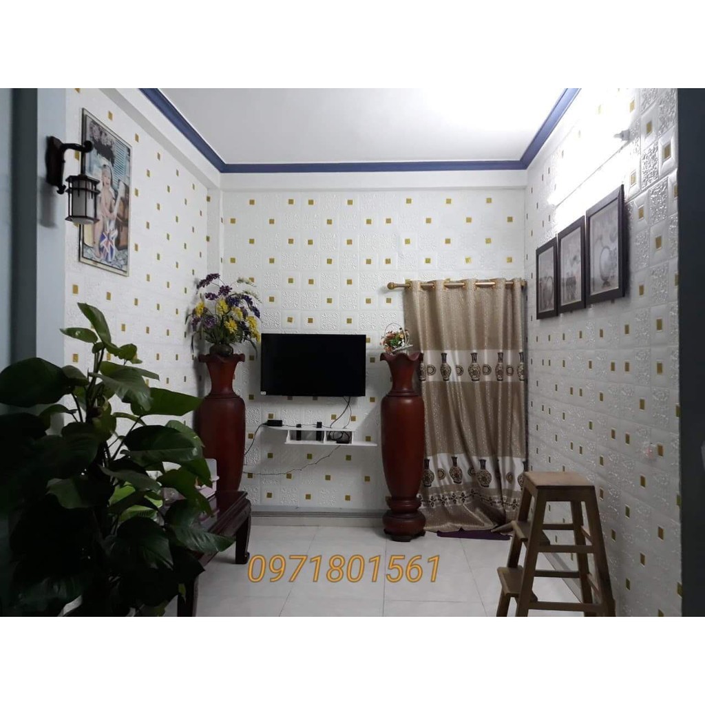Xốp Dán Tường 3D Kim Tuyến | BigBuy360 - bigbuy360.vn