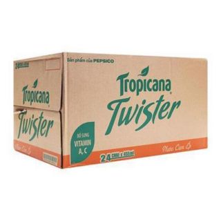 Nước cam ép Twister 455ml thùng 24 chai