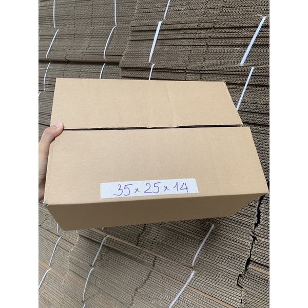 20 HỘP GIẤY 35x24x14 CARTON ĐÓNG HÀNG SHIPCOD-Thùng giấy giá rẻ-Thùng giấy có sẵn-Xưởng thùng giấy