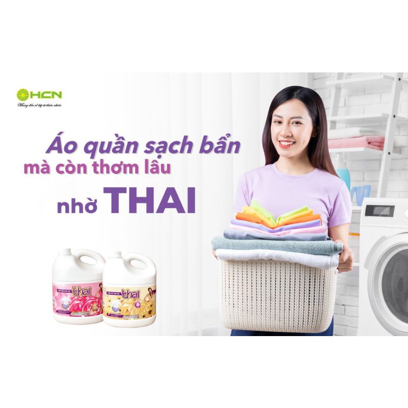 Nước Giặt Organic BALI, Nước Giặt Sinh Học THAI Tiêu Diệt 99% Vi Khuẩn Can 3,6L