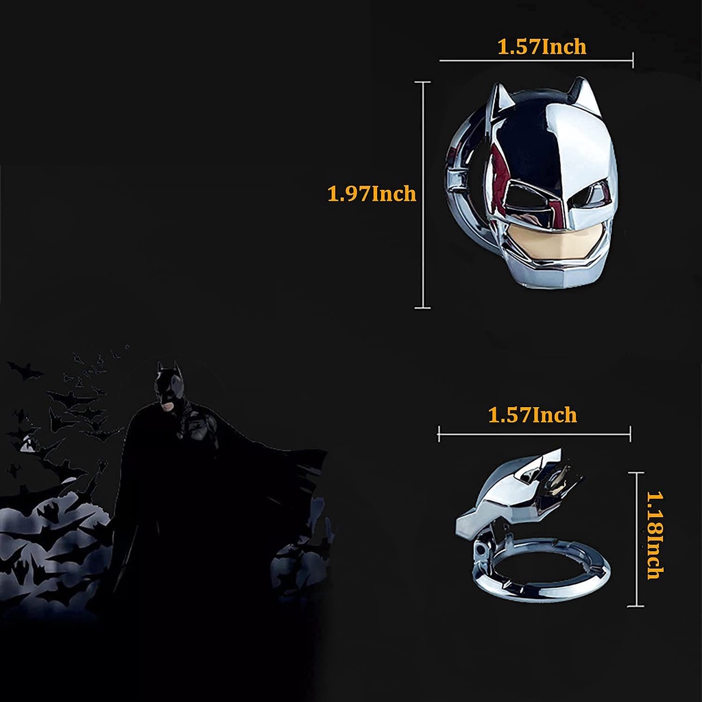 Vỏ Bọc Nút Khởi Động Trang Trí Nội Thất Xe Ô Tô Hình Marvel - Batman
