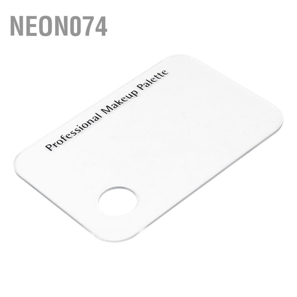 [Hàng mới về] Bảng và bàn xẻng acrylic trong suốt trộn mỹ phẩm trang điểm