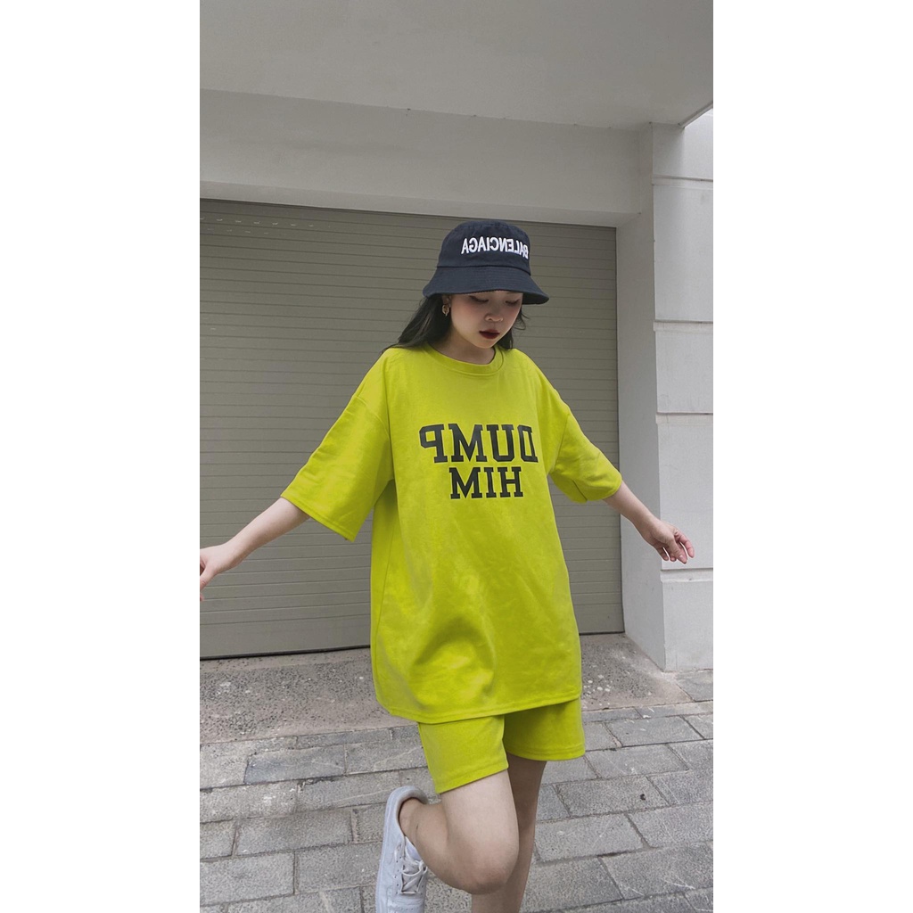 Bộ Đồ Nam Nữ Co Giãn 4 Chiều Phong Cách UNISEX Xanh Nõn Chuối TRENDY [ ẢNH THẬT 100% ]