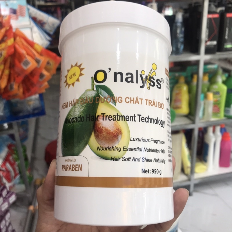 Kem Hấp Dầu O nalyss Dưỡng Chất Bơ 950g