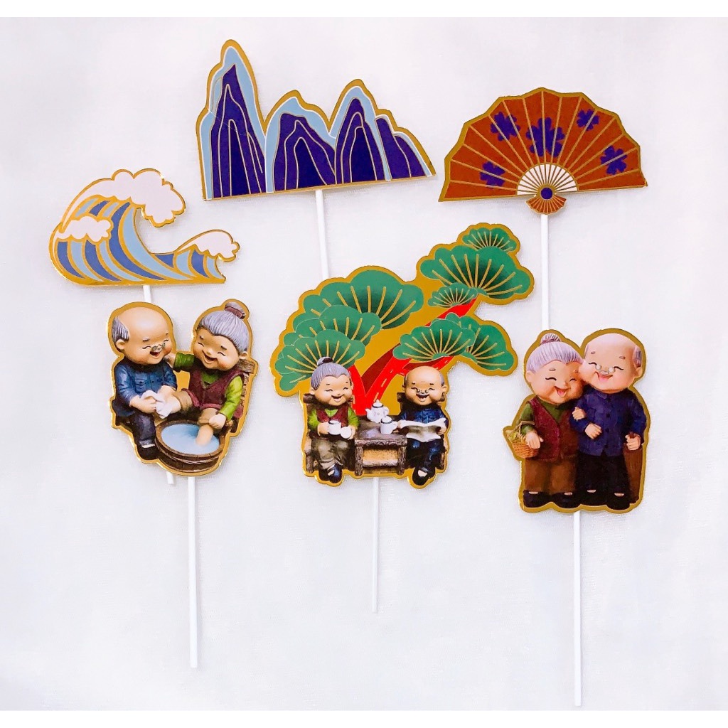 10 set cắm giấy ông bà