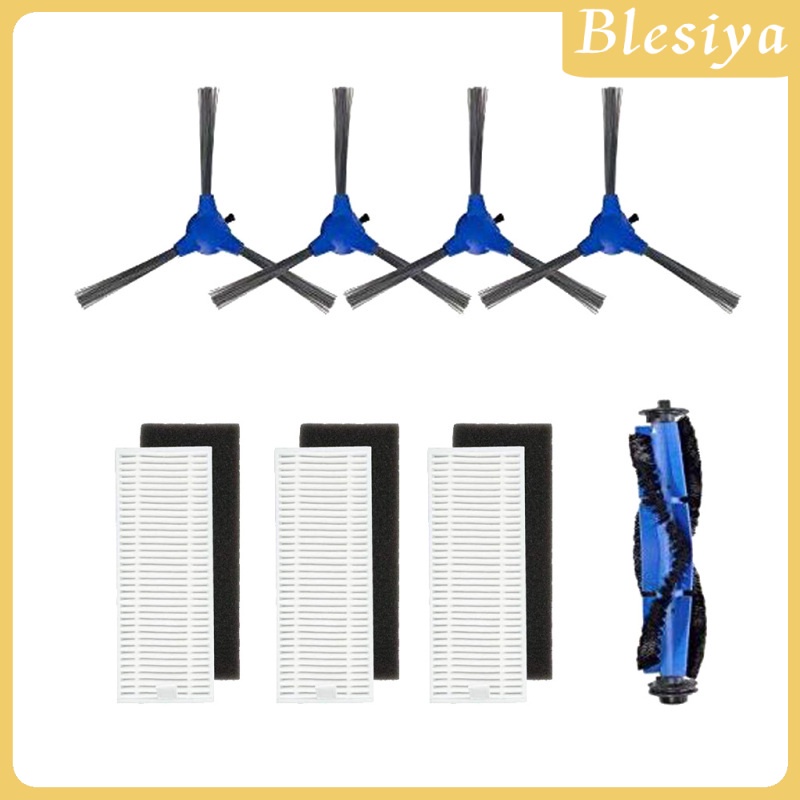Set 11 sản phẩm gồm chổi chính/ chổi bên và bộ lọc thay thế cho Eufy Robovac 11s 30