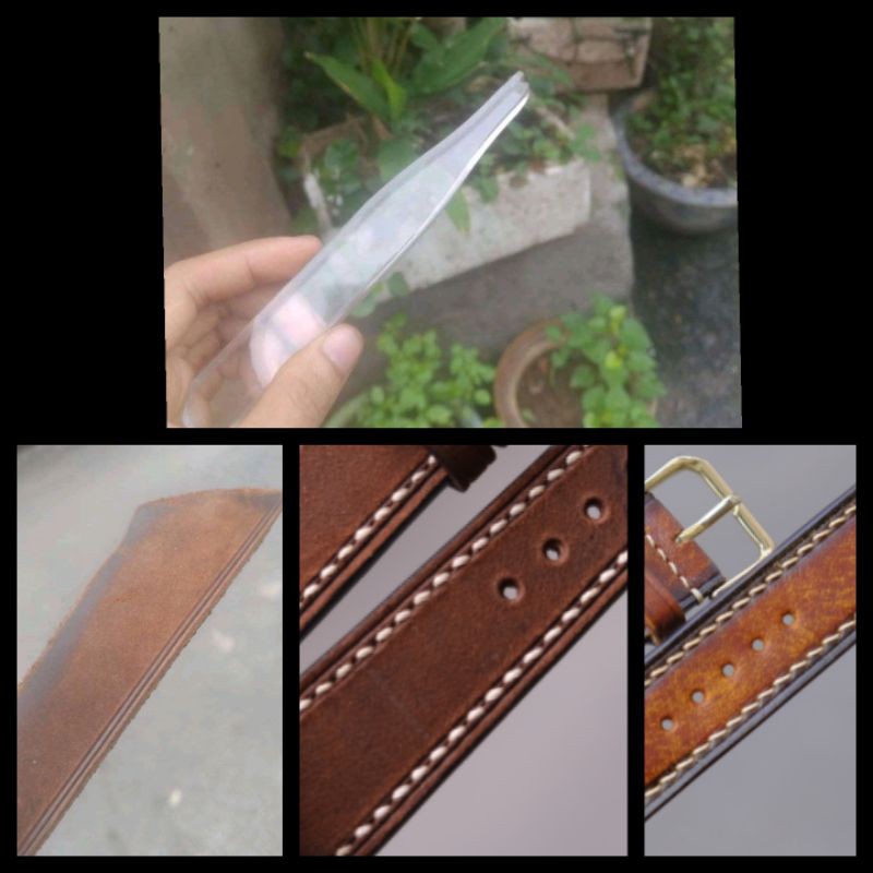 Tool ke viền trong, đường rãnh chỉ khâu. da veg, sáp nubuc. leather craft
