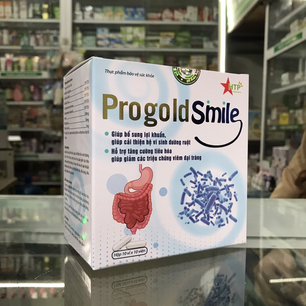 Men Vi Sinh PROGOLD SMILE Bổ Sung Lợi Khuẩn Tăng Cường Tiêu Hoá