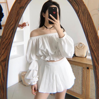 Áo trễ vai tay bồng
