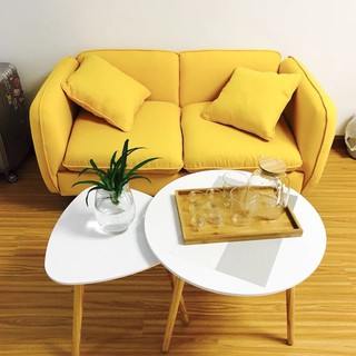 Bàn trà bàn tròn bàn tam giác phong cách nội thất Bắc Âu Scandinavian