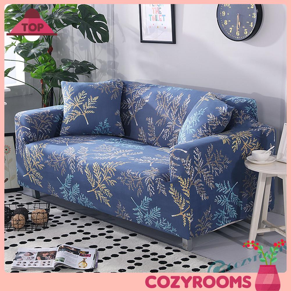 Set áo phủ ghế sofa + 2 gối tựa lưng bằng vải Polyester co giãn tốt