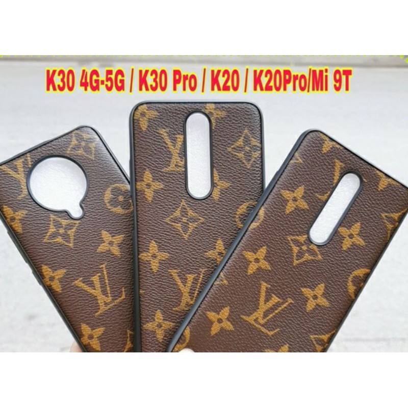 Ốp Xiaomi redmi k30 4G - 5G / K20 / K20 pro / Mi 9T / Redmi K30 pro / K30 ultra Giả Da In Họa Tiết Lv Sang Trọng