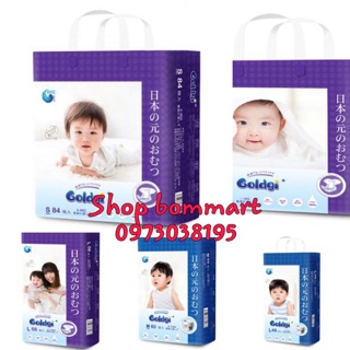 Bỉm Goldgi nội địa Nhật dán/quần đủ size Nb92, S84, M66, M60, L56, L48, XL46, XL44