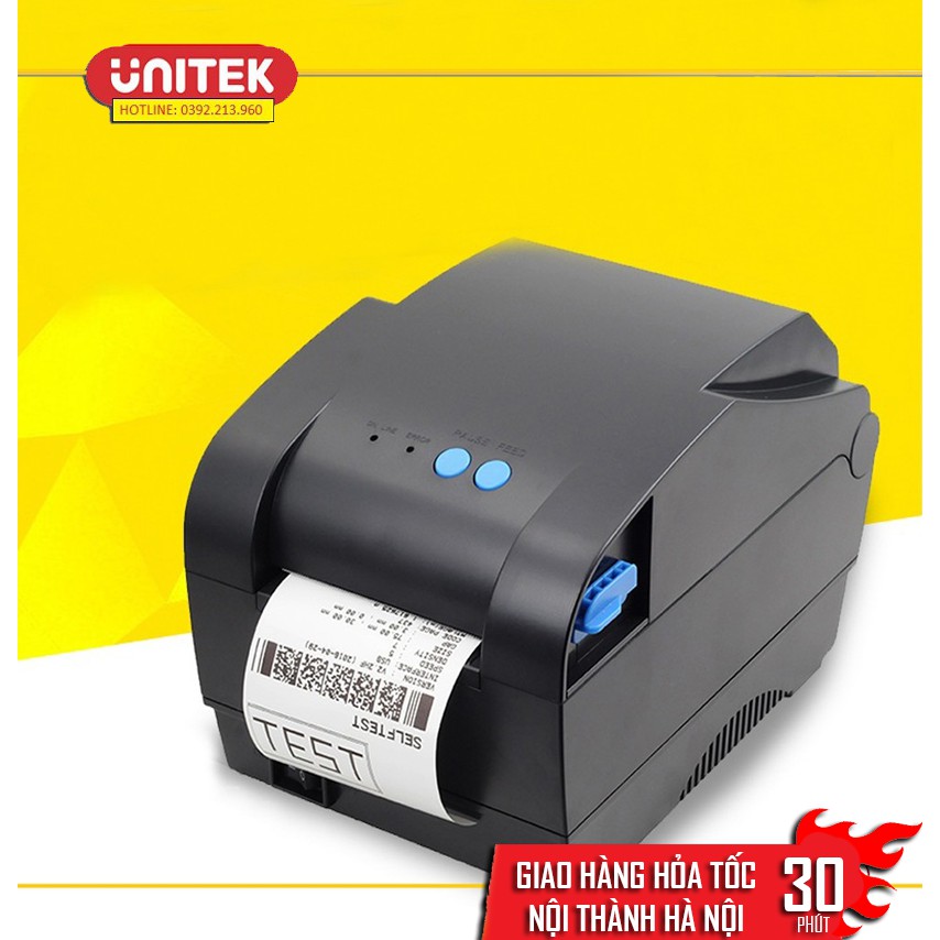 [Mã 267ELSALE hoàn 7% đơn 300K] Máy In Mã Vạch XPrinter XP-330B Cao Cấp