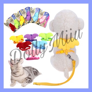 Dây Xích Cho Chó Mèo Hình Cánh Thiên Thần Nhiều Màu Dễ Thương - Phụ Kiện Thú Cưng
