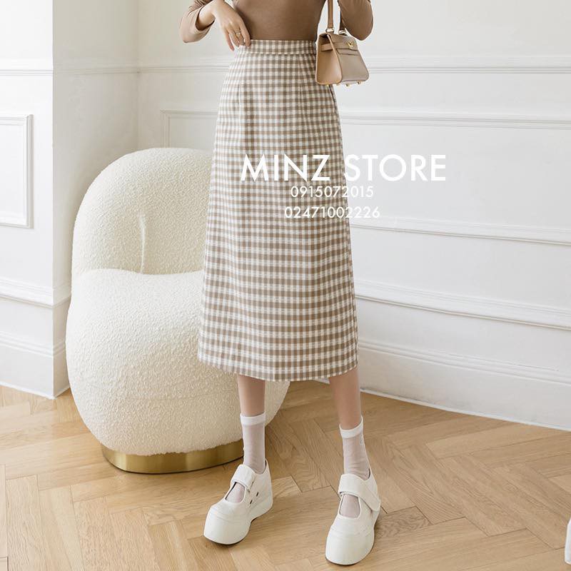 [Mã SKAMCLU7 giảm 10% tối đa 50K đơn 0Đ] Chân váy kẻ caro cạp chun sau #2116 (3 màu) | BigBuy360 - bigbuy360.vn