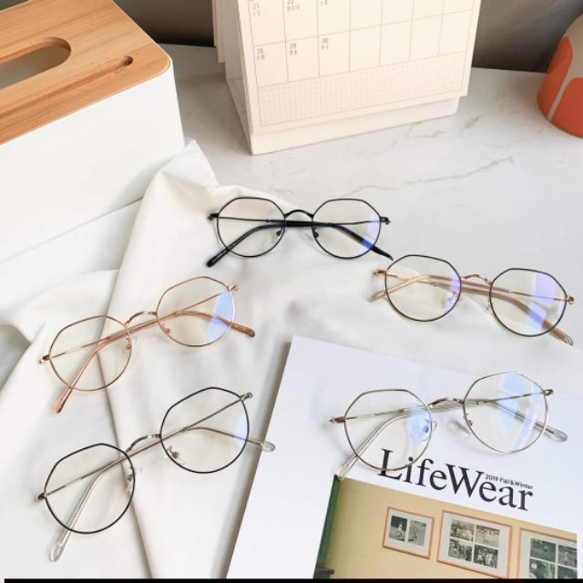 Gọng kim loại đa giác bầu dưới cỡ nhỏ 2580