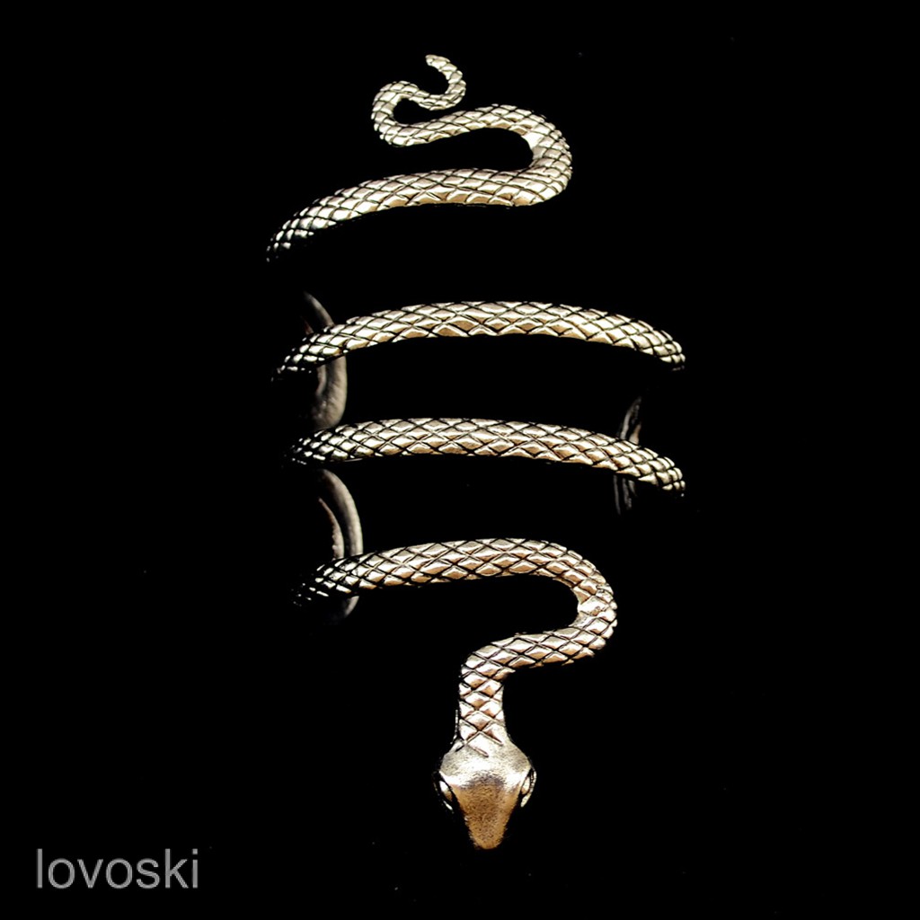 Vòng tay hở hình rắn độc đáo