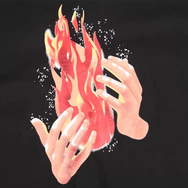 Set Bộ Thể Thao 2 Món Quần Shorts + Áo Nam Nữ Unisex Chất Vải Thun Bàn Tay Lửa MSA006TH | BigBuy360 - bigbuy360.vn