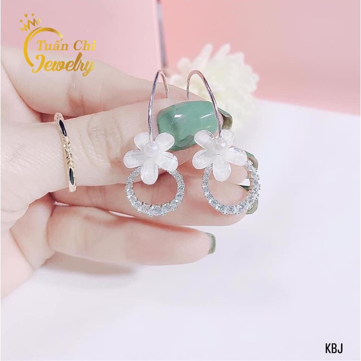 Bông Tai Nữ  ⚡FREE SHIP ⚡Khuyên tai nữ bạc cao cấp , kiểu dáng đẹp nhẹ nhàng sang chảnh dành cho phái nữ