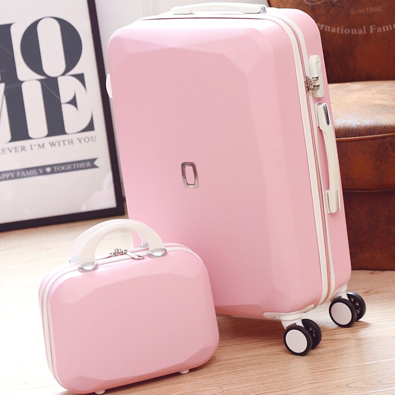 LHộp khung nhôm 26 inch mẹ và con 28 vali du lịch hành lý xe đẩy nữ đựng bánh đa năng mã lên máy bay 20