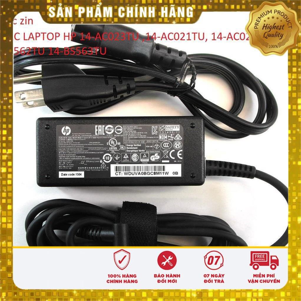 [Mã ELFLASH5 giảm 20K đơn 50K] ⚡️[Sạc zin]SẠC LAPTOP HP 14-AC023TU ,14-AC021TU, 14-AC025TU 14-BS562TU 14-BS563TU