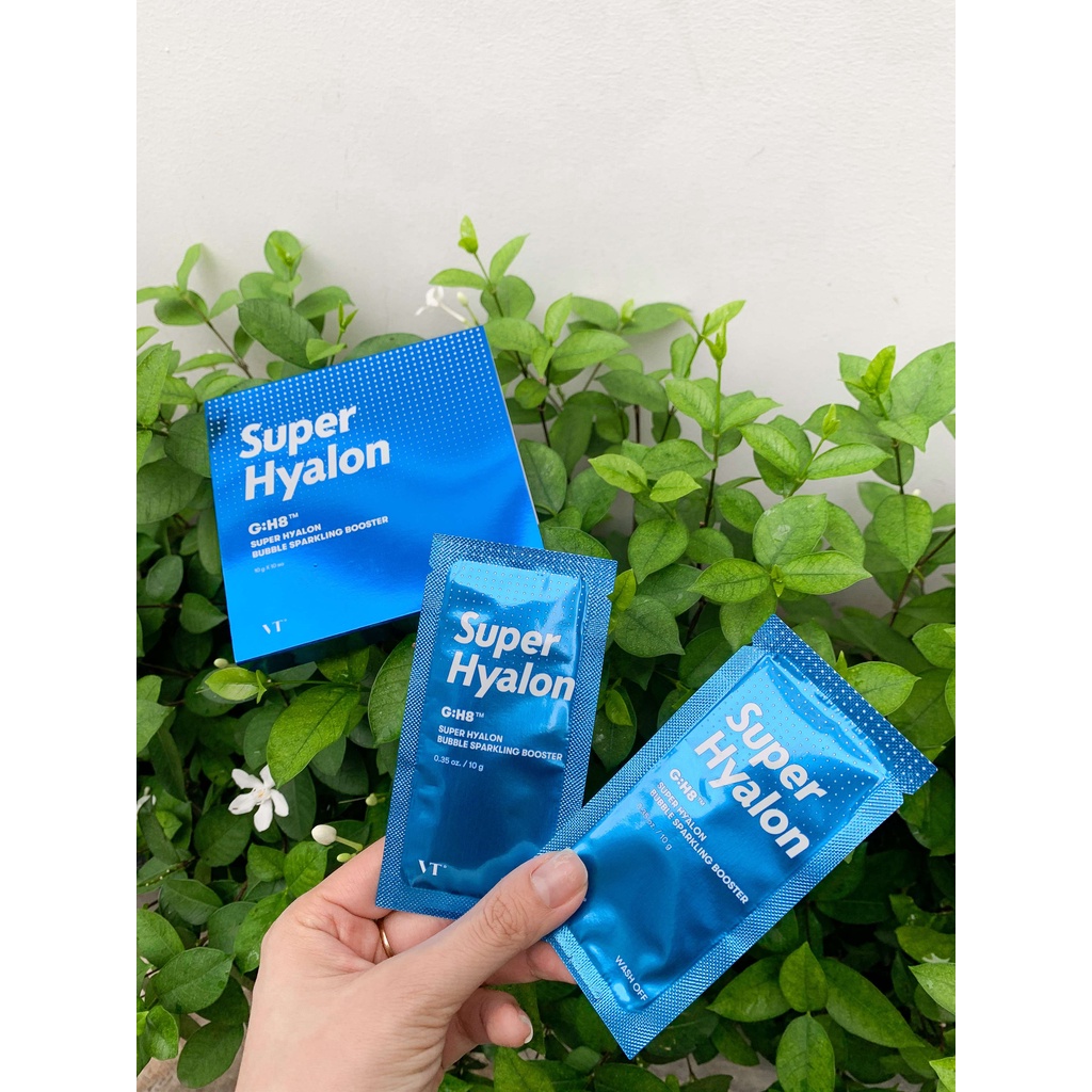 Mặt nạ sủi bọt VT SUPER HYALON BUBBLE SPARKLING BOOSTER PICKO