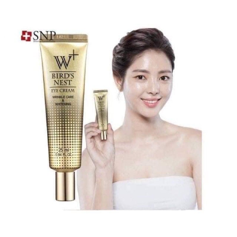 [Có bill]Kem mắt tổ yến SNP W+ Bird’s Nest eye cream 25ml