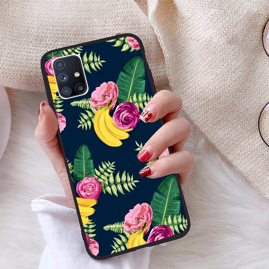 Ốp lưng Samsung Galaxy M51 viền dẻo TPU BST Hoạ Tiết Hoa