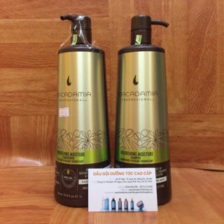 Cặp gội xả siêu mượt macadamia ultra rich moisture 1000ml x 2