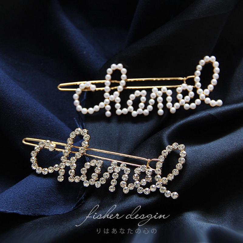 Kẹp Tóc Kim Loại Hình Ếch Đính Ngọc Trai Giả Xinh Xắn