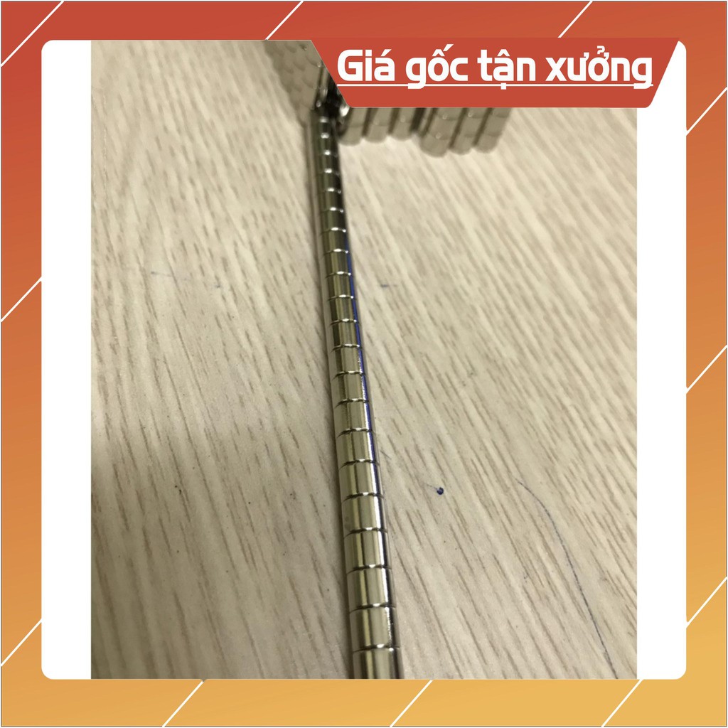 [Xả Kho 10 viên] NAM CHÂM ĐẤT HIẾM HÌNH TRỤ TRÒN D6*5MM