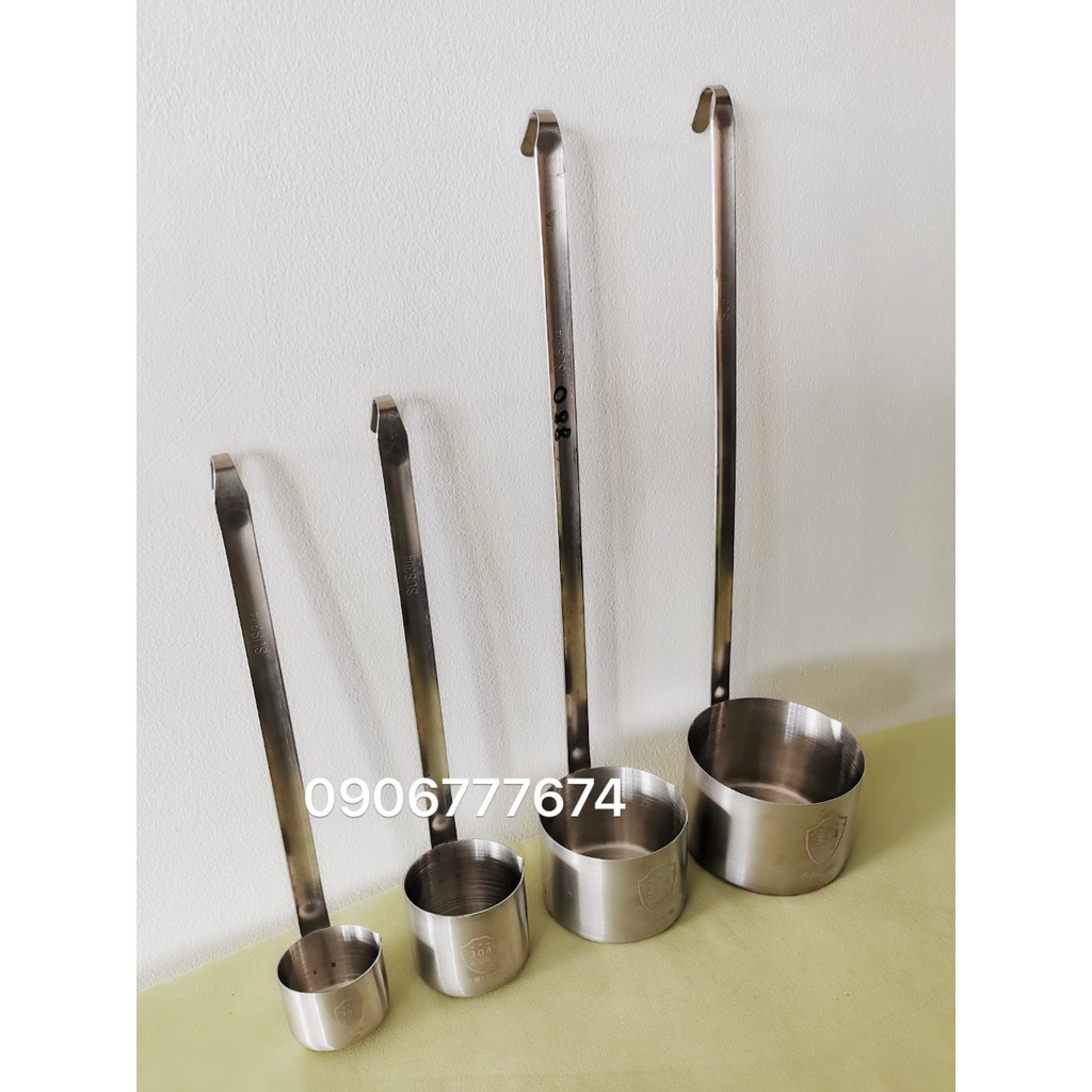 Gáo Inox 304 Múc Nước Đủ Size