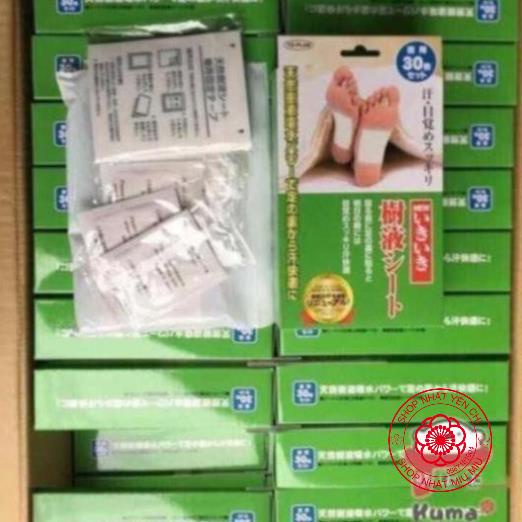 Miếng dán thải độc chân To Plan Natural Foot Sheet Nhật 30 miếng