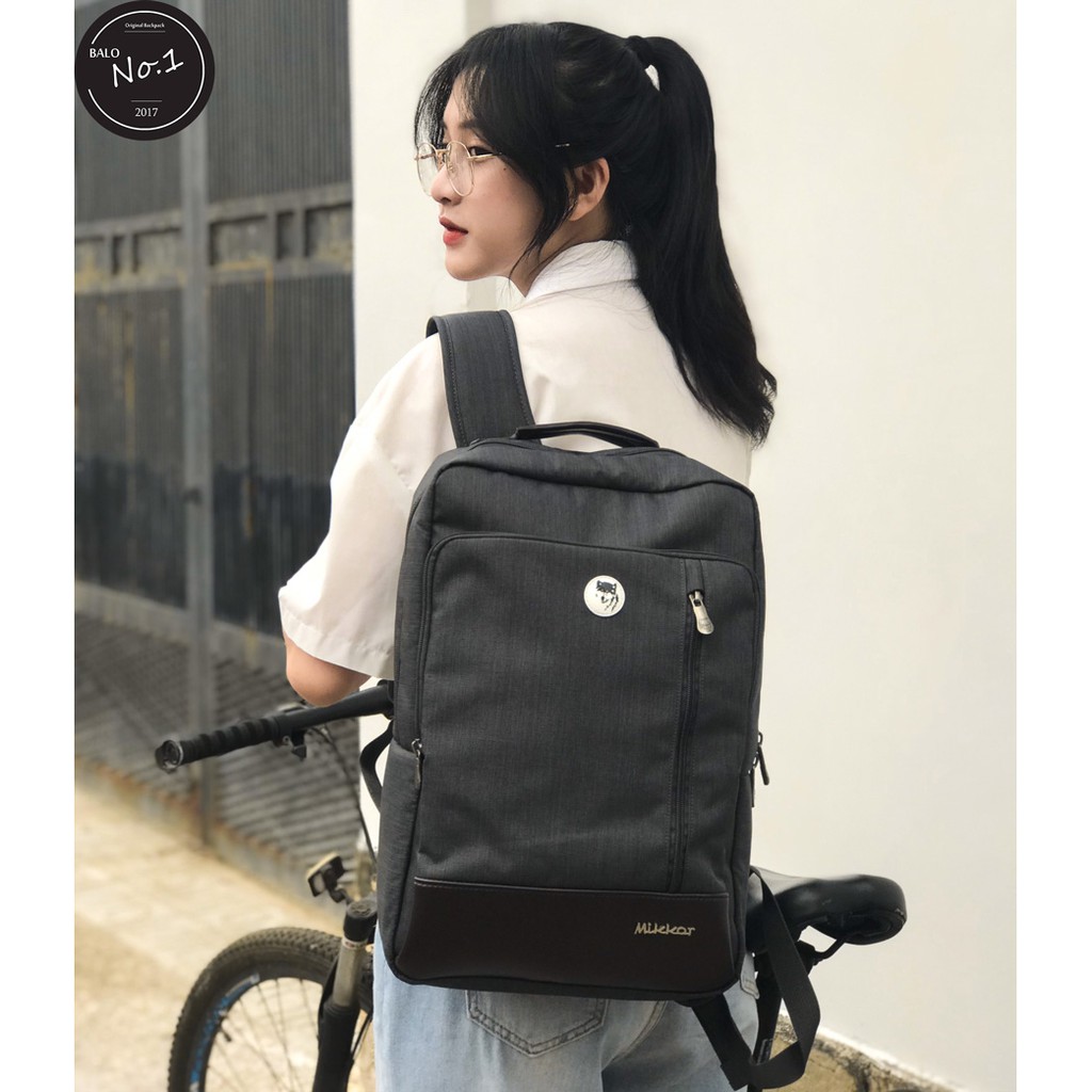 [Chính hãng] Balo Laptop Nam Nữ Thời Trang  Cao Cấp Mikkor The Ralph Backpack