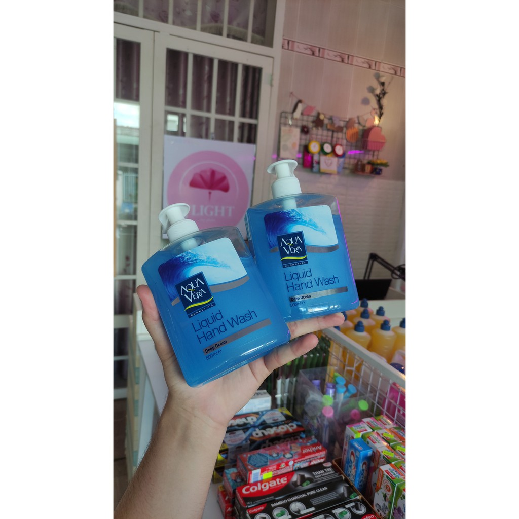 Nước Rửa Tay Diệt Khuẩn Aqua Vera Liquid Hand Wash 500ml ( Nhiều mùi )