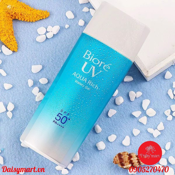 Kem chống nắng Biore UV Aqua Rich Watery Essence/Gel SPF 50 PA++++ nội địa Nhật