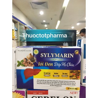 Sylymarin Diệp lục tỏi đen diệp hạ châu bổ gan, mát gan, giải độc, hạ men gan