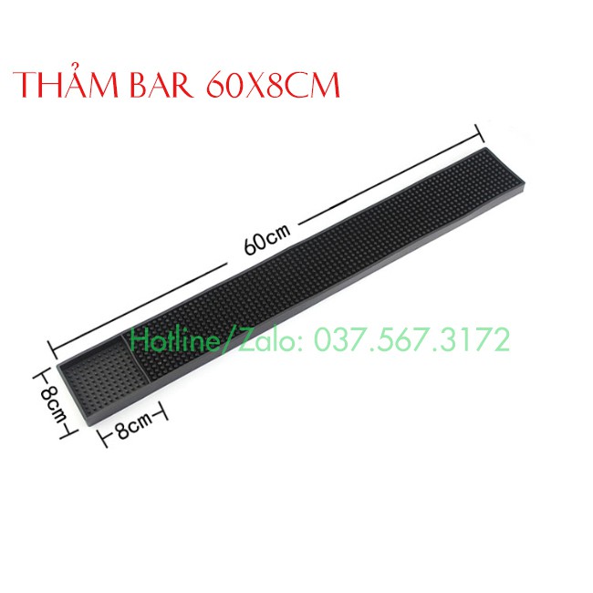 Thảm Cao Su Quầy Bar 45x30cm - Thảm 60x8cm - Thảm 15x30cm - Thảm bar pha chế để phơi đồ cực tiện lợi và sạch sẽ