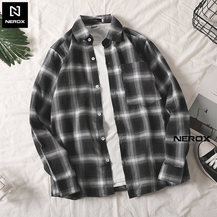 Áo khoác sơ mi caro NER - AKC - 318 áo sơ mi unisex – NEROX