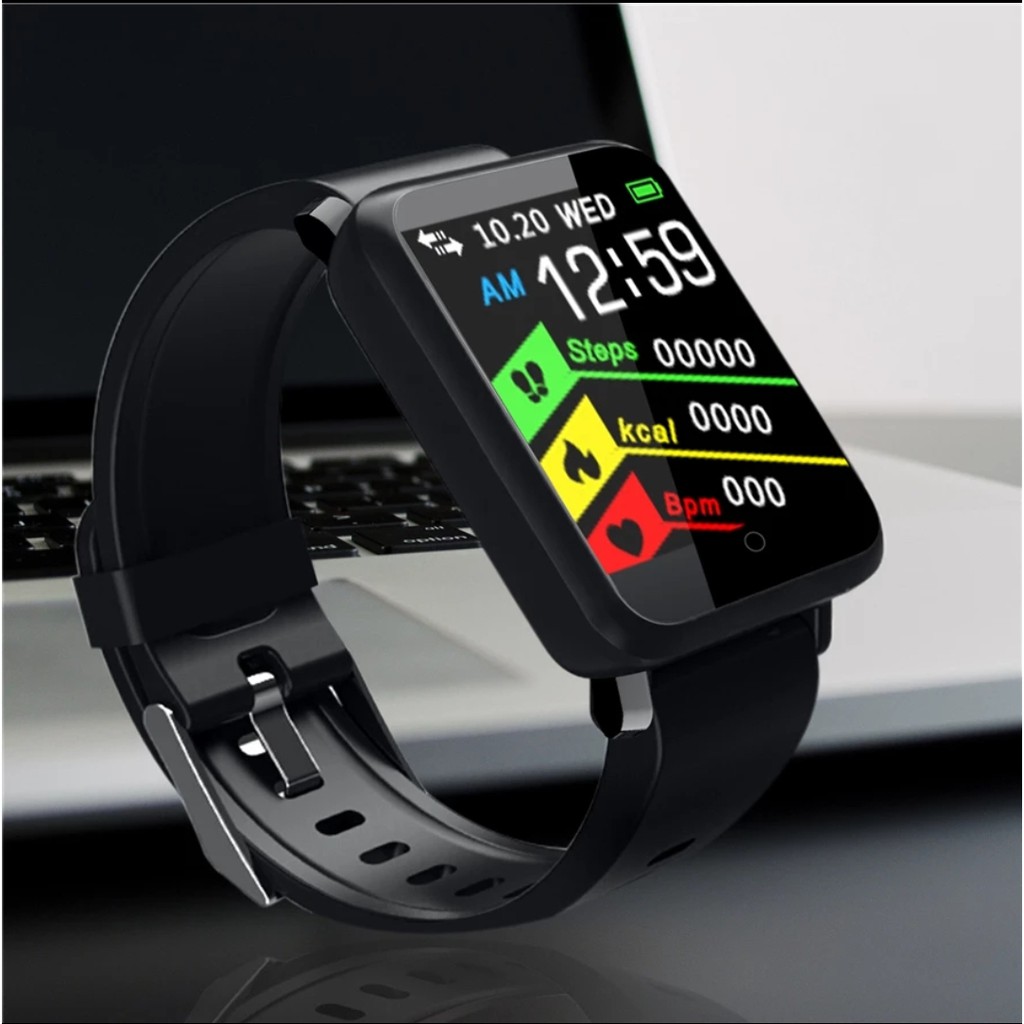 [Phong cách] Vòng Đeo Tay Thông Minh Smart Bracelet F1 màn hình màu cảm ứng siêu đẹp