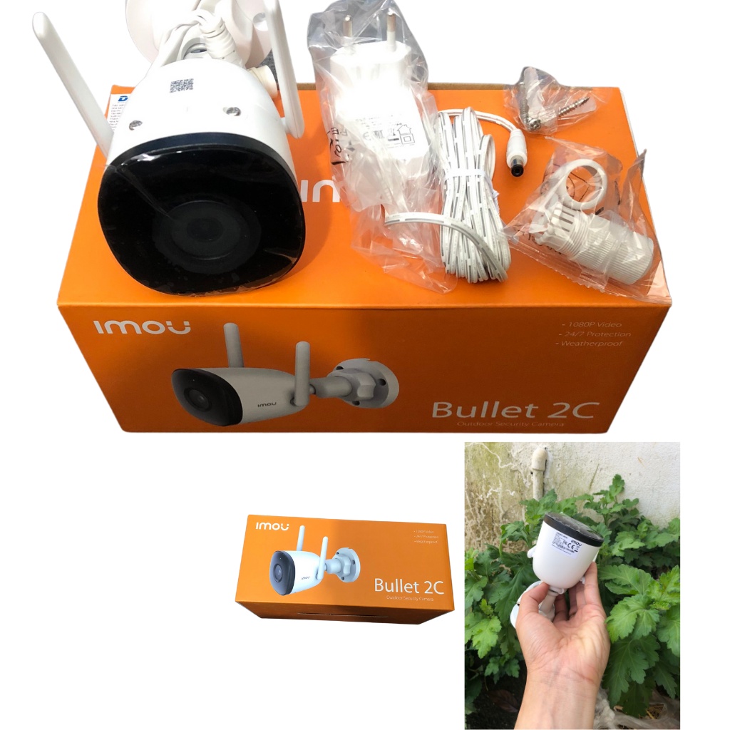 Camera imou ip wifi không dây ngoài trời F22p 2.0 có mic thu âm Hàng Chính Hãng